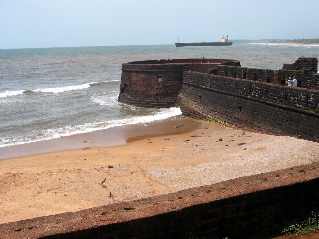 Fort Aguada overlooking the Arabian Sea, Goa