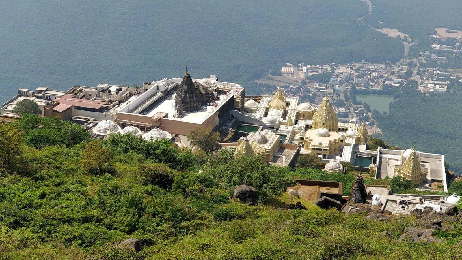 Jain temples on Girnar Hill above Junagadh