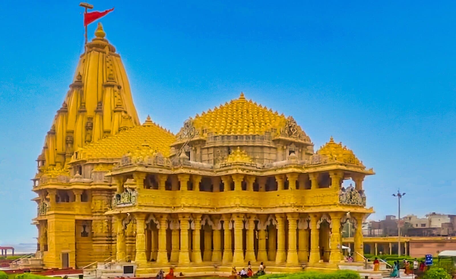 Somnath Temple on the Arabian Sea