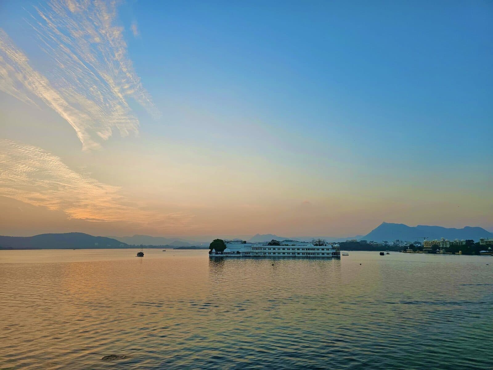 Sunset over Lake Pichola, Udaipur
